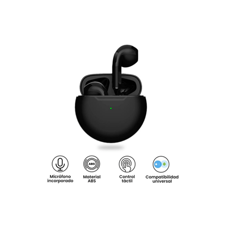 Audífonos Bluetooth Pro 6 Negro