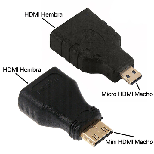 Adaptador hdmi macho a mini HDMI hembra — Compupel