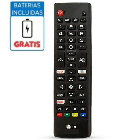 Control Remoto Para Tv Lg Smart 4k Modo futbol Pilas