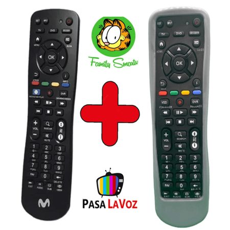 Control Movistar para Decodificador + Funda Plomo