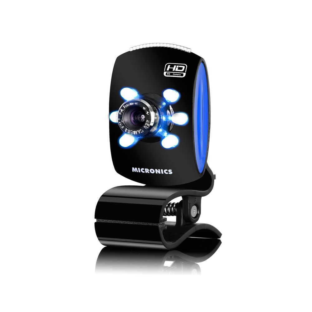 Cámara web Micronics OTHELO BLUE MICW360 micrófono incorporado 6 luces ...