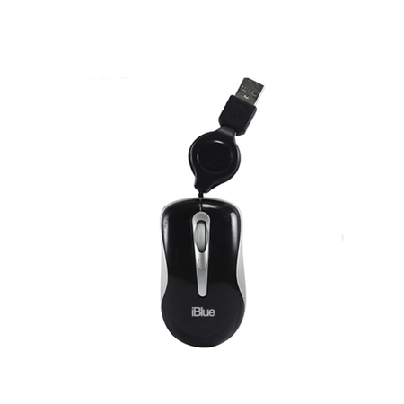 Mouse Iblue Micro Retractil Xmk-977 Black