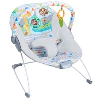 Bouncer para Bebé BRIGHT START Vibradora Safari Fun