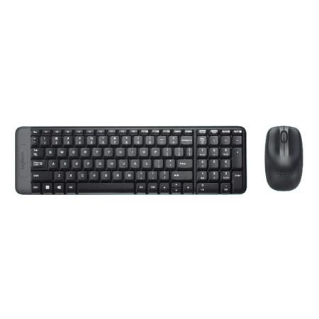 Logitech Mk220 Teclado y Mouse Inalambrico Usb Sp Color Negro