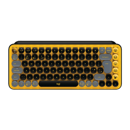 Logitech Pop Key Teclado Bluetooth Inalambrico Color Amarillo