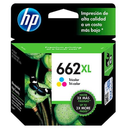 Cartucho de Tinta HP 662XL Tricolor CZ106AL Original