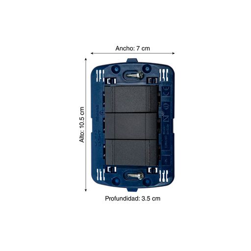 Interruptor Doble Simon - Promart