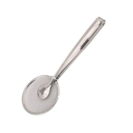 Cuchara Freidora con Filtro de Malla de acero inoxidable para freír Cucharón