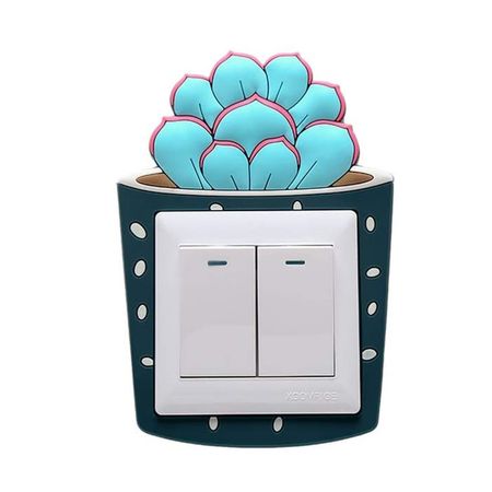 Decorativo para Interruptor Diseño Cactus C3V