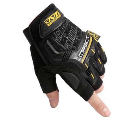 Guantes Mpact Amarillo Protección de Impacto Extrema Mitones de Moto Manejo