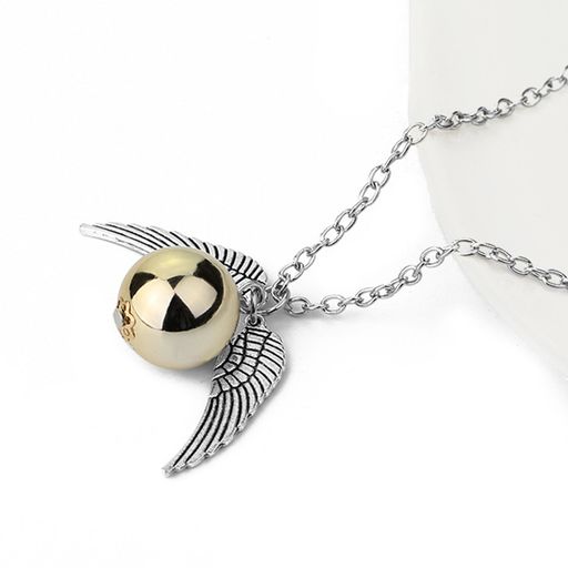 Collar Snitch Dorada de Harry Potter Cosplay Accesorios HP Joyas