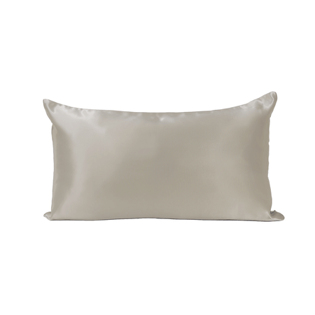 Cojín Rectangular de Seda Nienna Home Color Beige