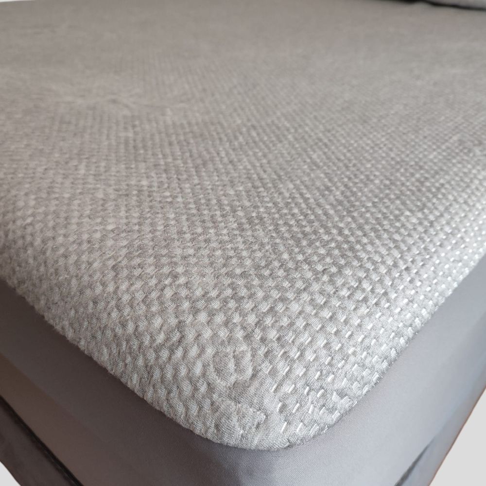 Cubrecolchón Tamaño Queen Grueso Acolchado, Funda De Colchón De Aire, Súper Suave, Transpirable Y Silencioso, Fibra Alternativa De Plumón Extra Grueso, Con Bolsillo Profundo Que Se Adapta A Colchones