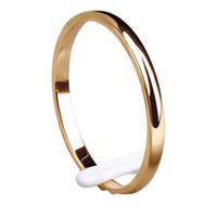 Anillo de Compromiso Aro Alianza Bañado en Oro 18K Genieka Peace Oro Amarillo Talla 7