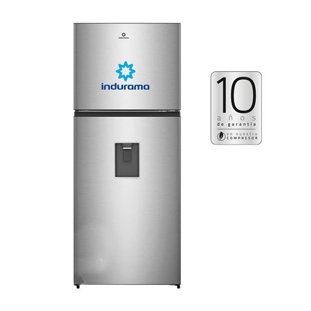 Refrigeradora Indurama RI-469DCR Top Freezer 379L Gris