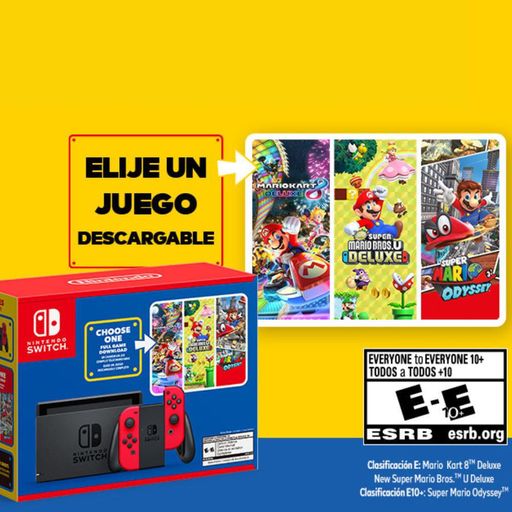  Nintendo Switch Mario Choose One Bundle : Videojuegos