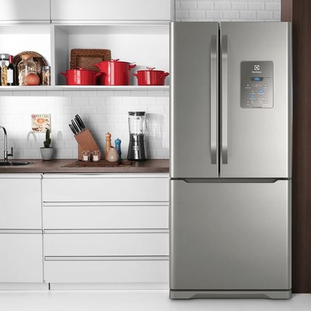 Refrigeradora Electrolux DM84X French Door 579L Gris