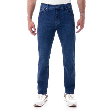 Pantalon Clasico Denim Stretch Hombre Merdwin Blue Olivo Stratch  38