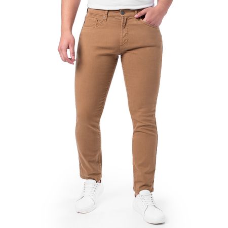 Pantalon Clasico Drill Stretch Hombre 1069 Camell 28