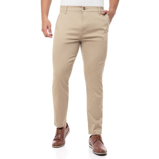 Pantalón En Dril Básico Para Hombre Azul