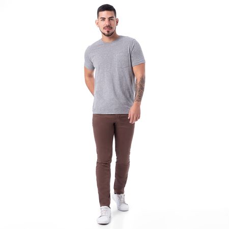 Pantalon Clasico Drill Stretch Hombre Marlboro Brown 26