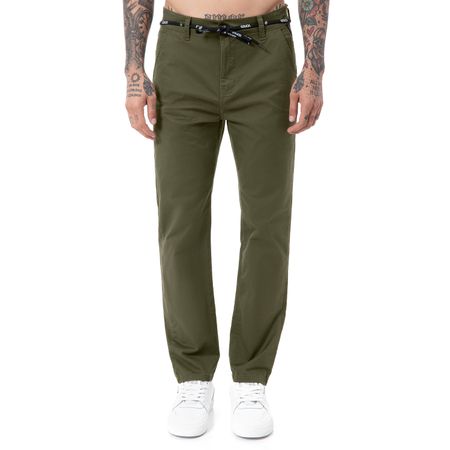 Pantalon Clasico Drill Stretch Hombre Pineda Elite Army Green 28