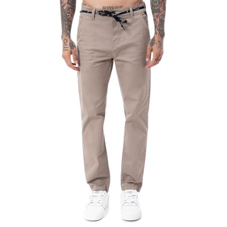 Pantalon Clasico Drill Stretch Hombre Pineda Elite Beige 36