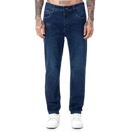 Pantalon Moda Denim Stretch Hombre Gj - Serie 109 Stone Blue St. 28