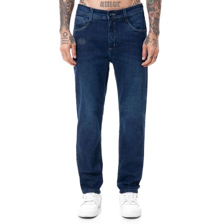 Pantalon Moda Denim Stretch Hombre Gj - Serie 109 Stone Blue St. 30