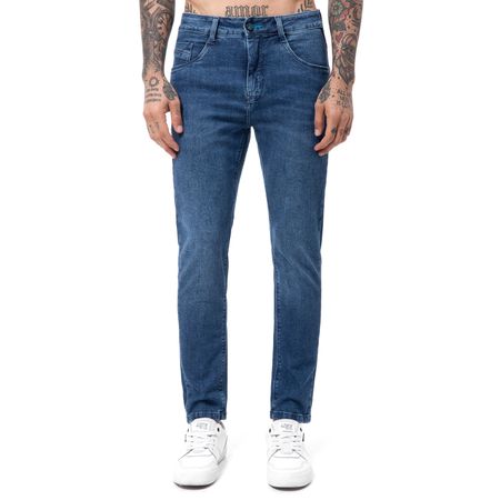 Pantalon Moda Denim Stretch Hombre Gj Serie - 113 Total Cristal St. 26