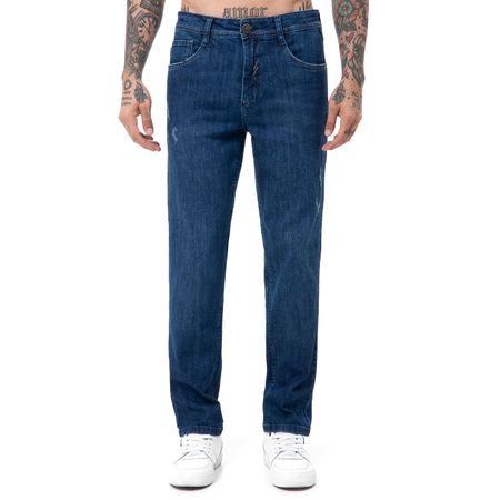 Pantalon Moda Denim Stretch Hombre Ridor Stone Blue Torn  28