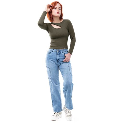 Pantalon-cargo-mujer – Oechsle