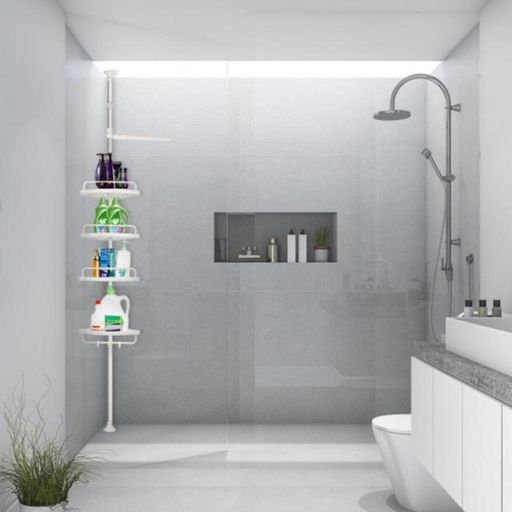Estante de baño de 4 niveles para ducha