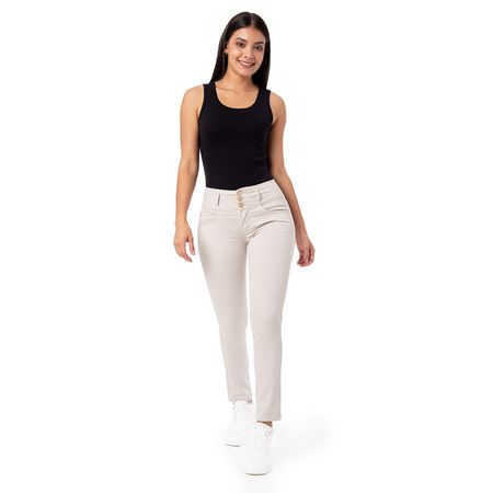 Pantalon Clasico Drill Stretch Mujer Katica Arena 28