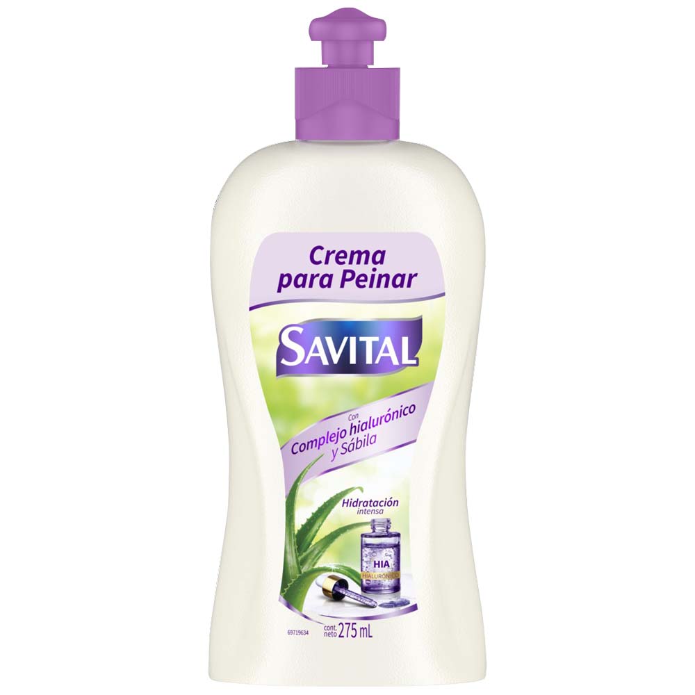 Crema para Peinar SAVITAL Complejo Hiarulónico Frasco 275ml