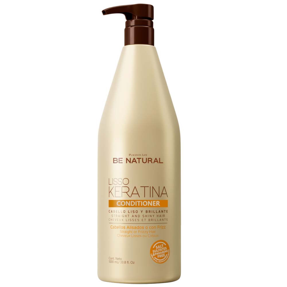 Acondicionador Lisso Keratina BE NATURAL Frasco 1L