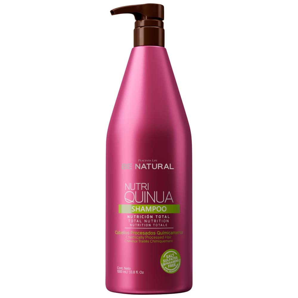 Shampoo Quinua Nutrición BE NATURAL Frasco 1L
