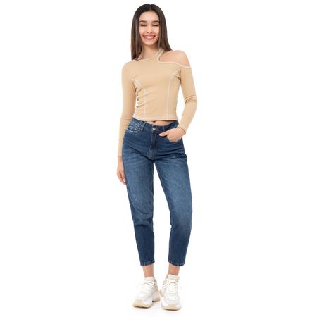 Pantalon Moda Denim Mujer Noriega Cracky T. Super Stone St. 26