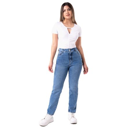 Pantalon Moda Denim Stretch Mujer Daeli Total Cristal H.B. 28