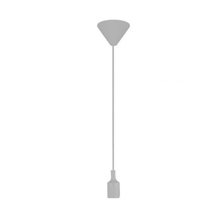 Lámpara colgante Holder gris E27 1L