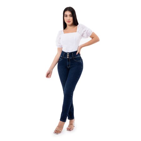 Pantalon Moda Denim Stretch Mujer Khas Total Stone H.B. 28