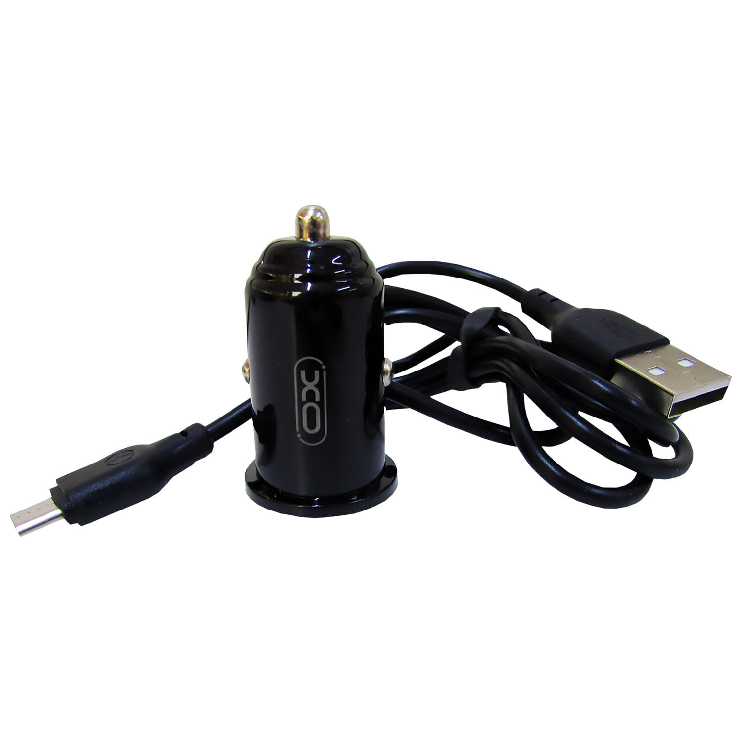 Cargador P/auto + Cable tipo C XO 18W