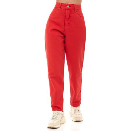 Pantalon Moda Drill Mujer Noriega 5 Rojo 28