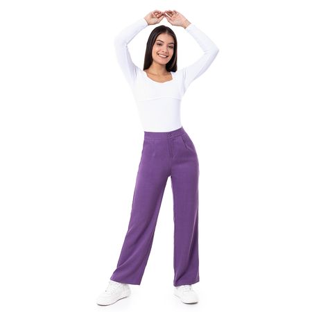 Pantalon Moda Sastre Mujer Keleyaf Uva 32