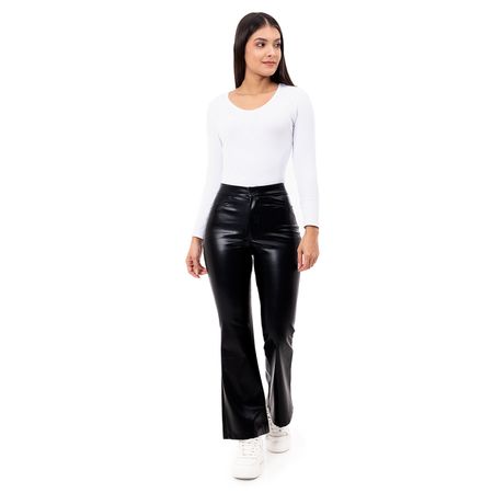 Pantalon Moda Sintetica Mujer Jiner Negro 26