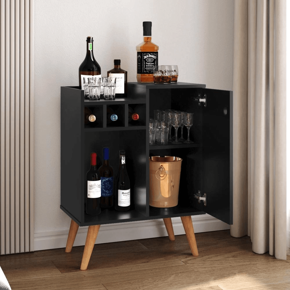 Moderno Bar Polo color Negro TU MESITA