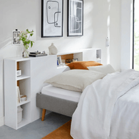 Cabecera de cama con organizador Maya color Blanco TU MESITA