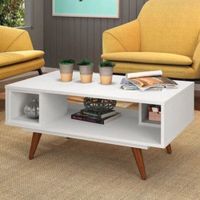 Mesa de Centro Moderna Haley color Blanco TU MESITA