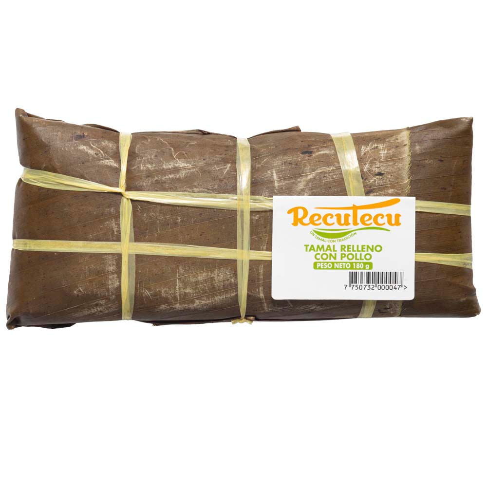 Tamal de Pollo RECUTECU Empaque 180g