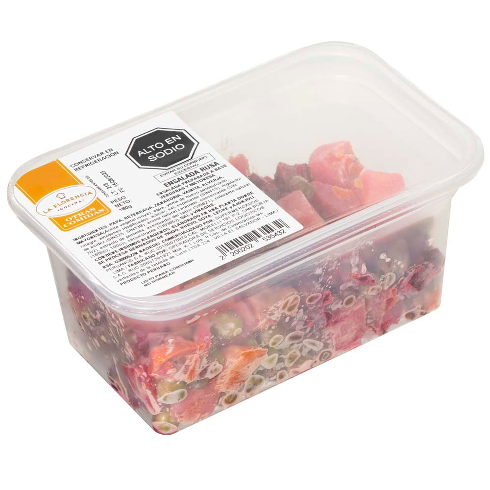 Ensalada Rusa LA FLORENCIA Bandeja 170g